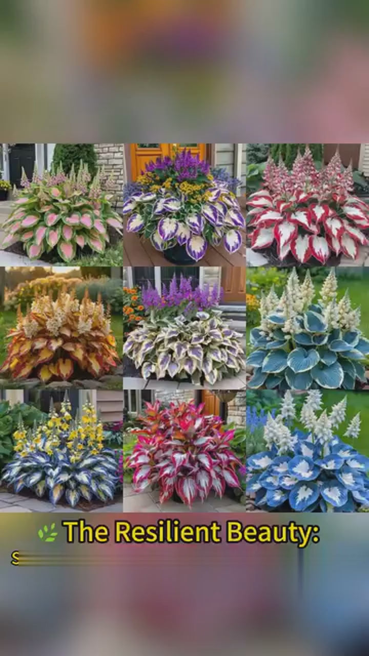 Black Hosta Seeds + Plant Growth Serum Free