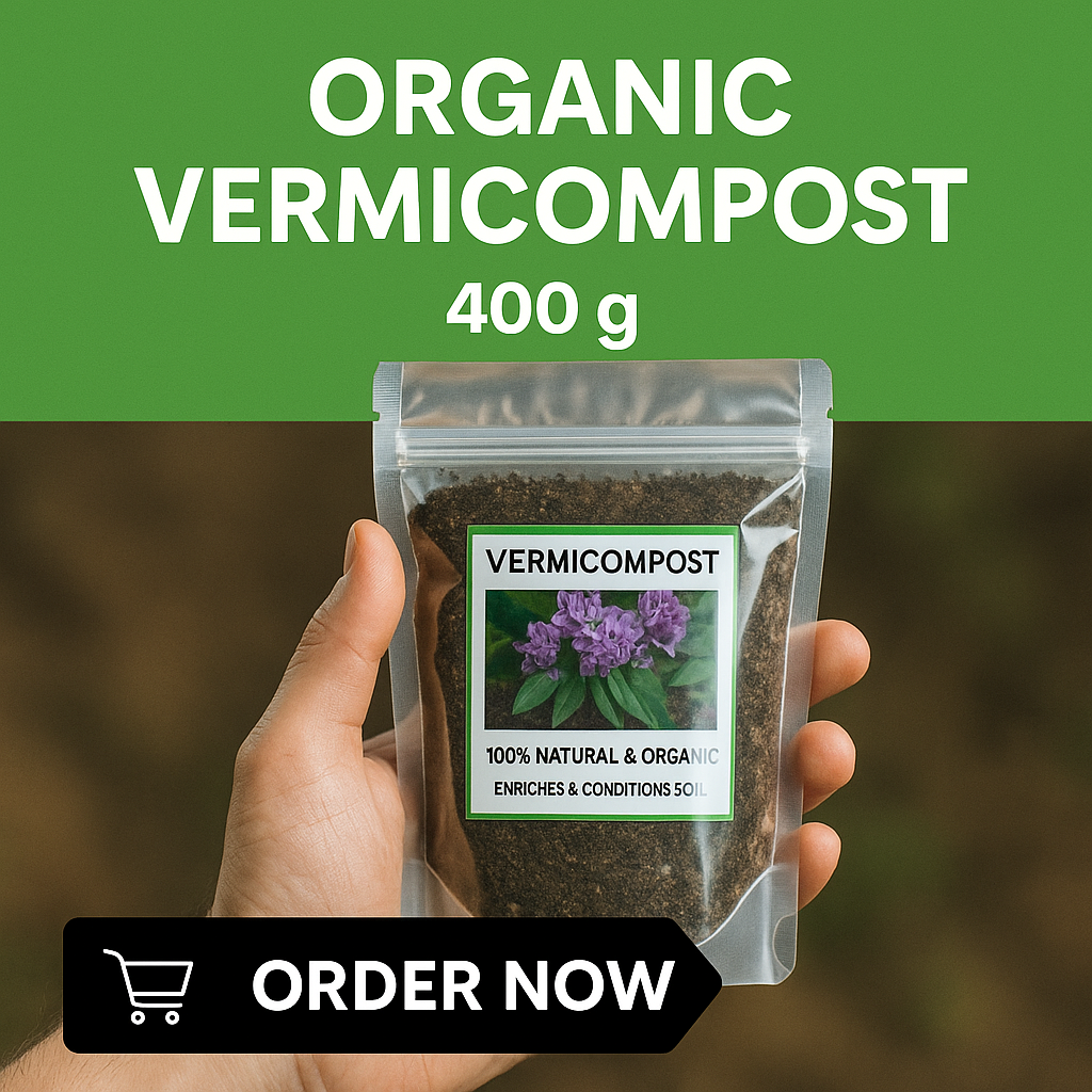 Organic Vermicompost – 400 g